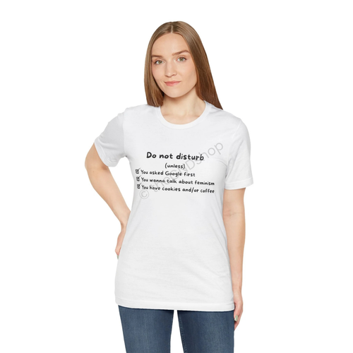 Funny Google Feminism Cookies Coffee Unisex Tee