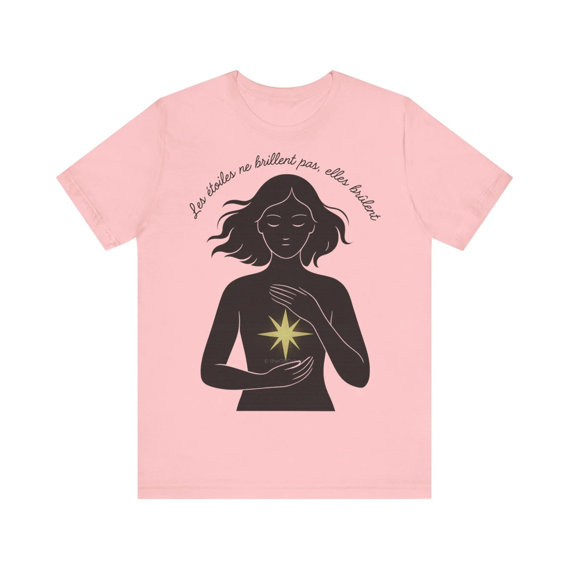 T-Shirt Unisex - Les étoiles ne brillent pas elles brûlent