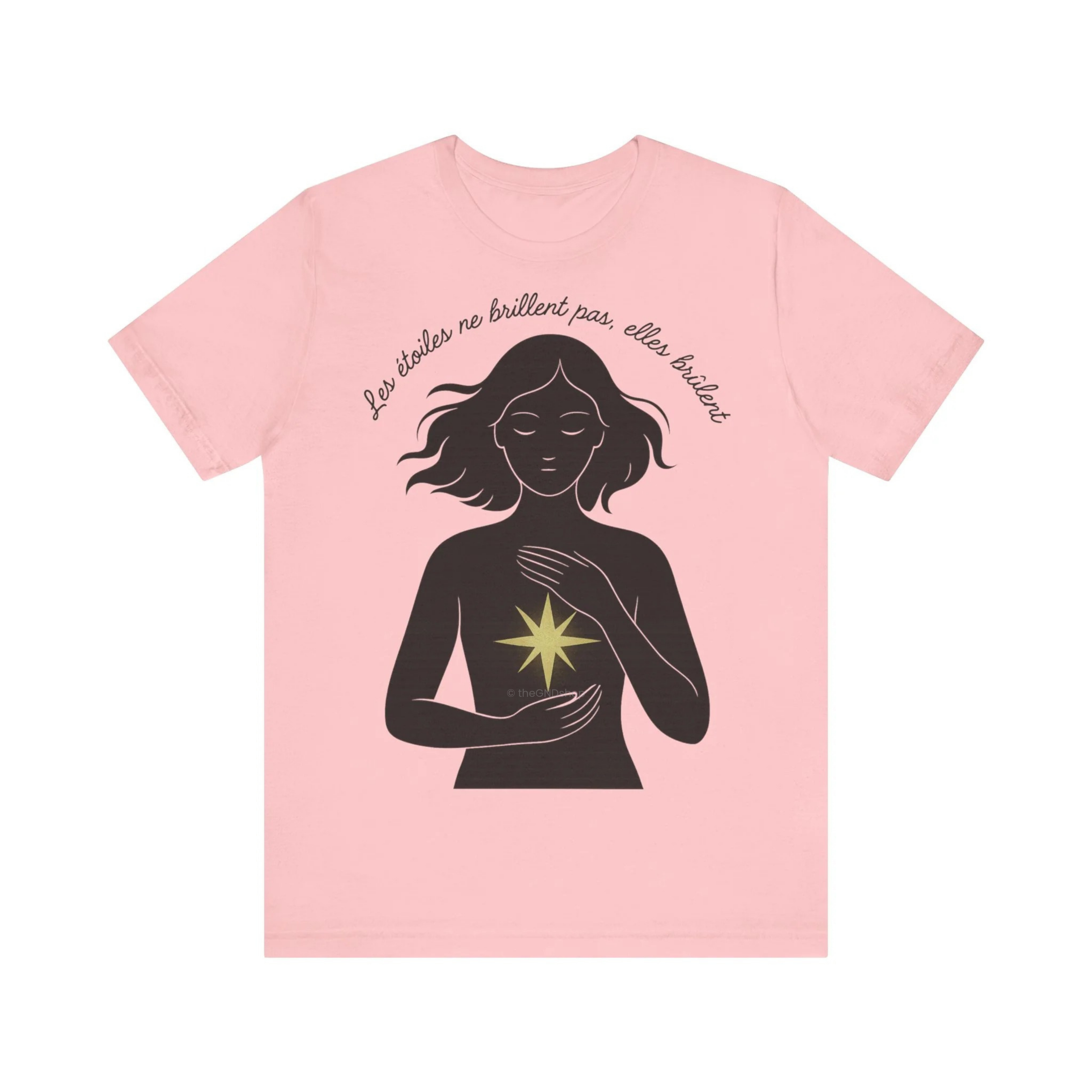 T-Shirt Unisex - Les étoiles ne brillent pas elles brûlent