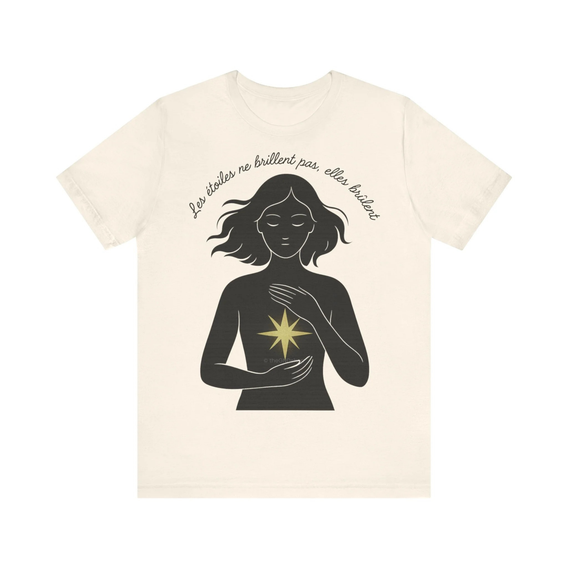 T-Shirt Unisex - Les étoiles ne brillent pas elles brûlent