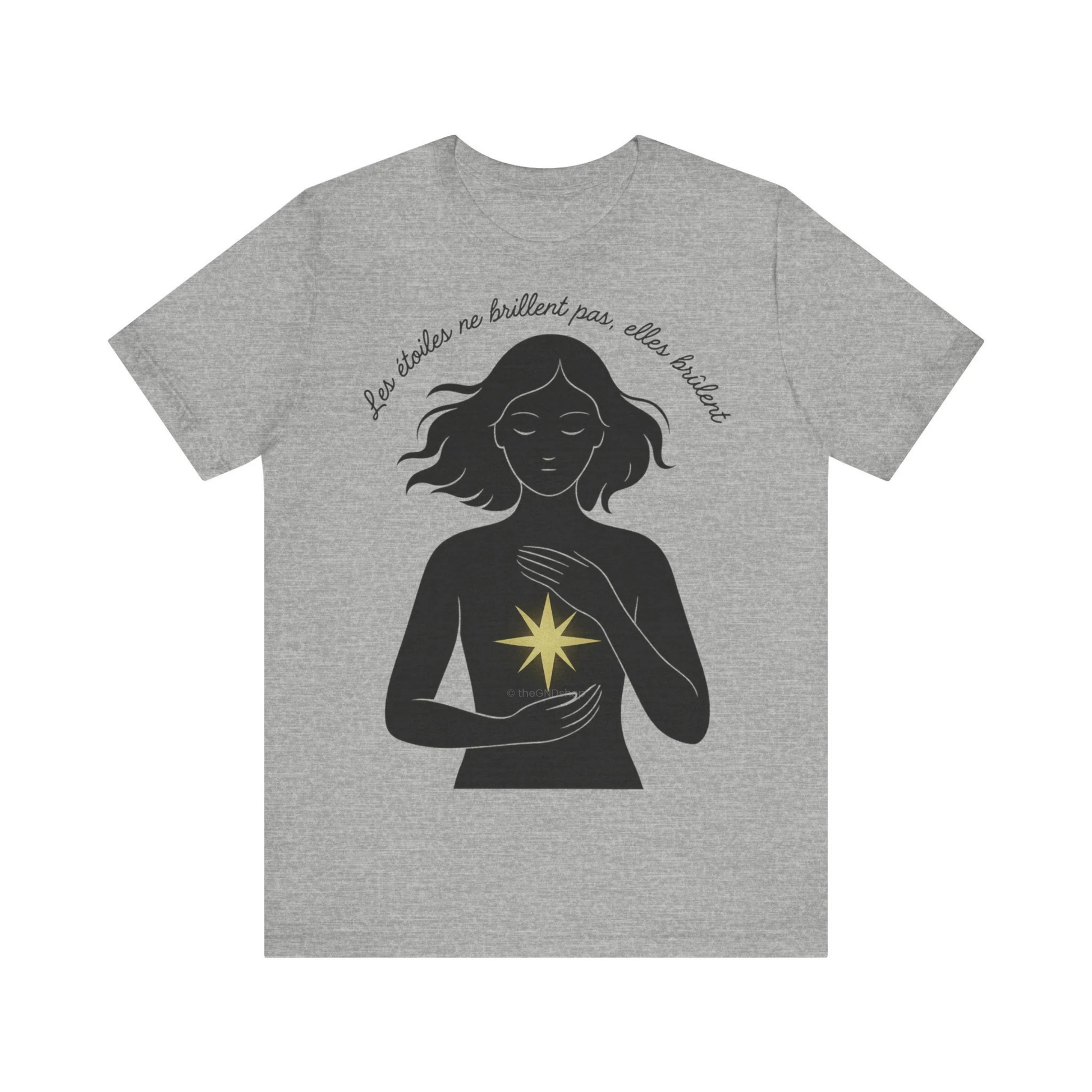 T-Shirt Unisex - Les étoiles ne brillent pas elles brûlent
