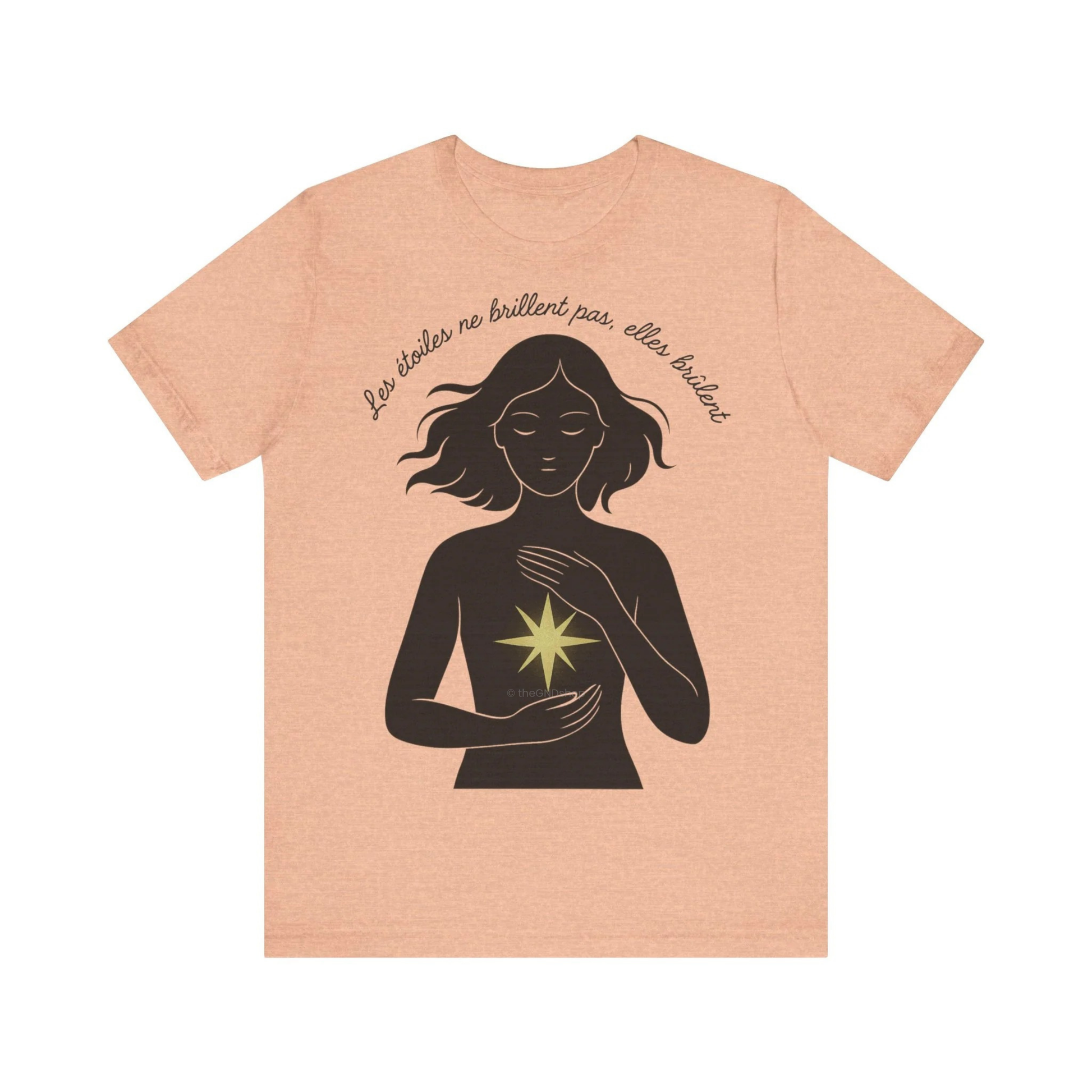 T-Shirt Unisex - Les étoiles ne brillent pas elles brûlent