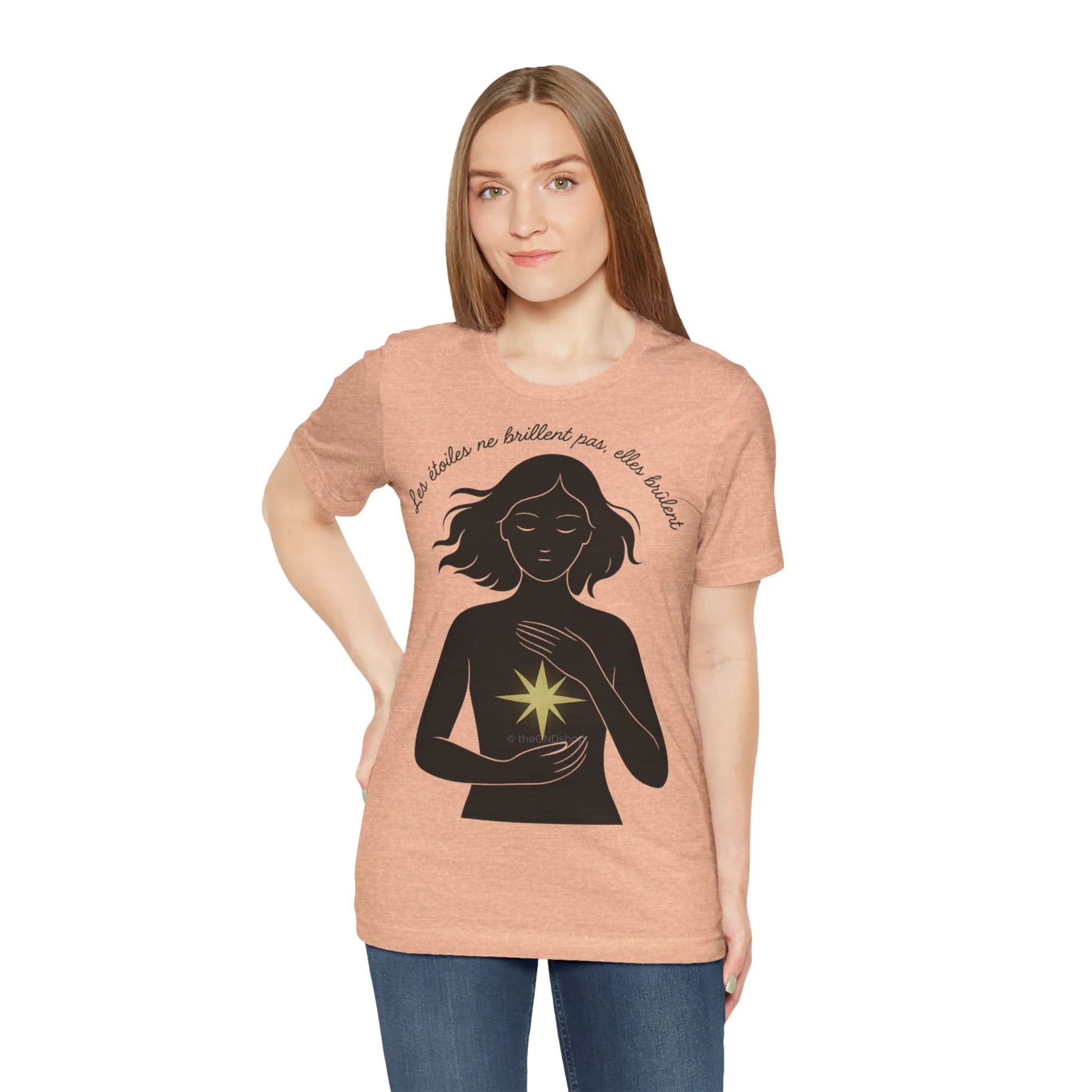 T-Shirt Unisex - Les étoiles ne brillent pas elles brûlent