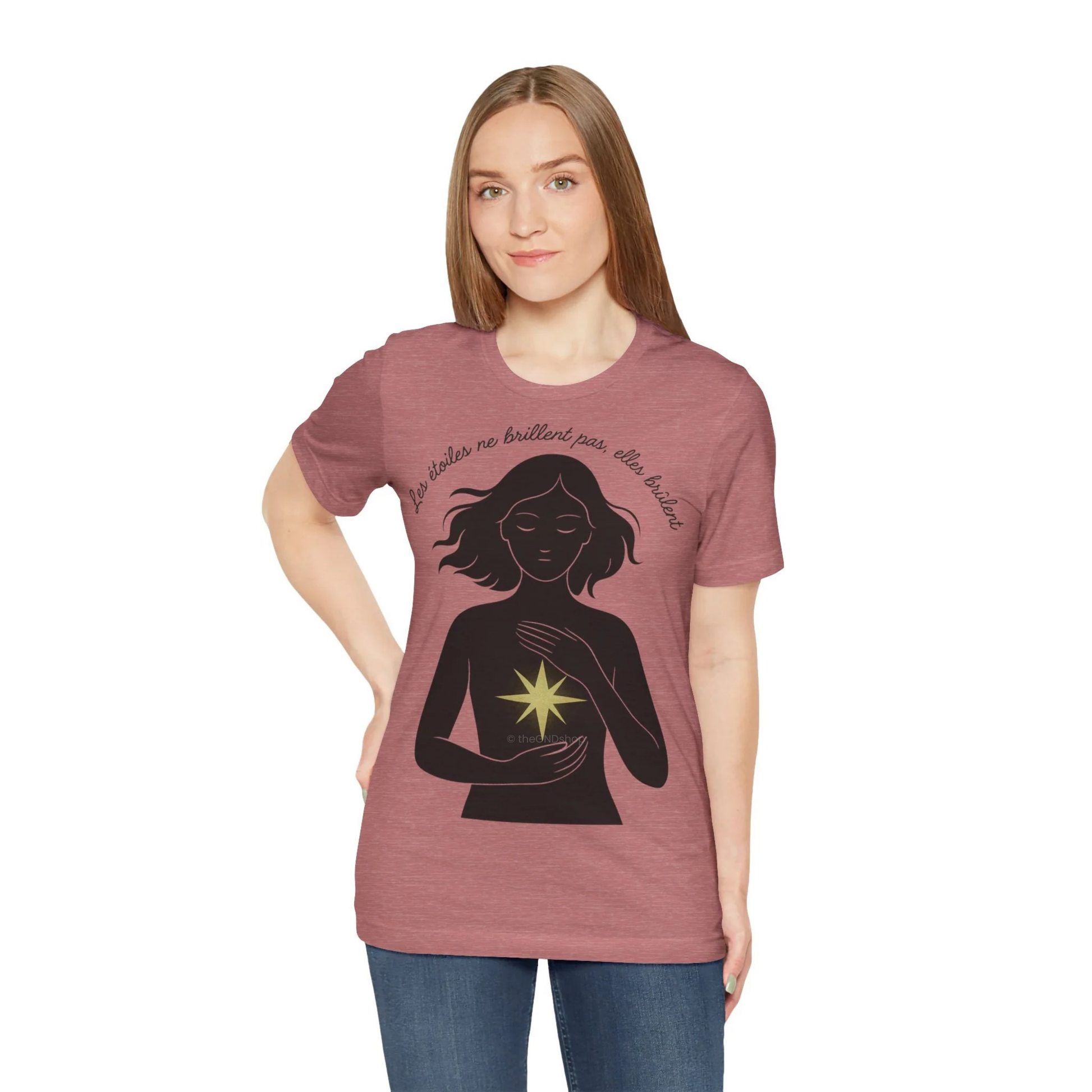 T-Shirt Unisex - Les étoiles ne brillent pas elles brûlent