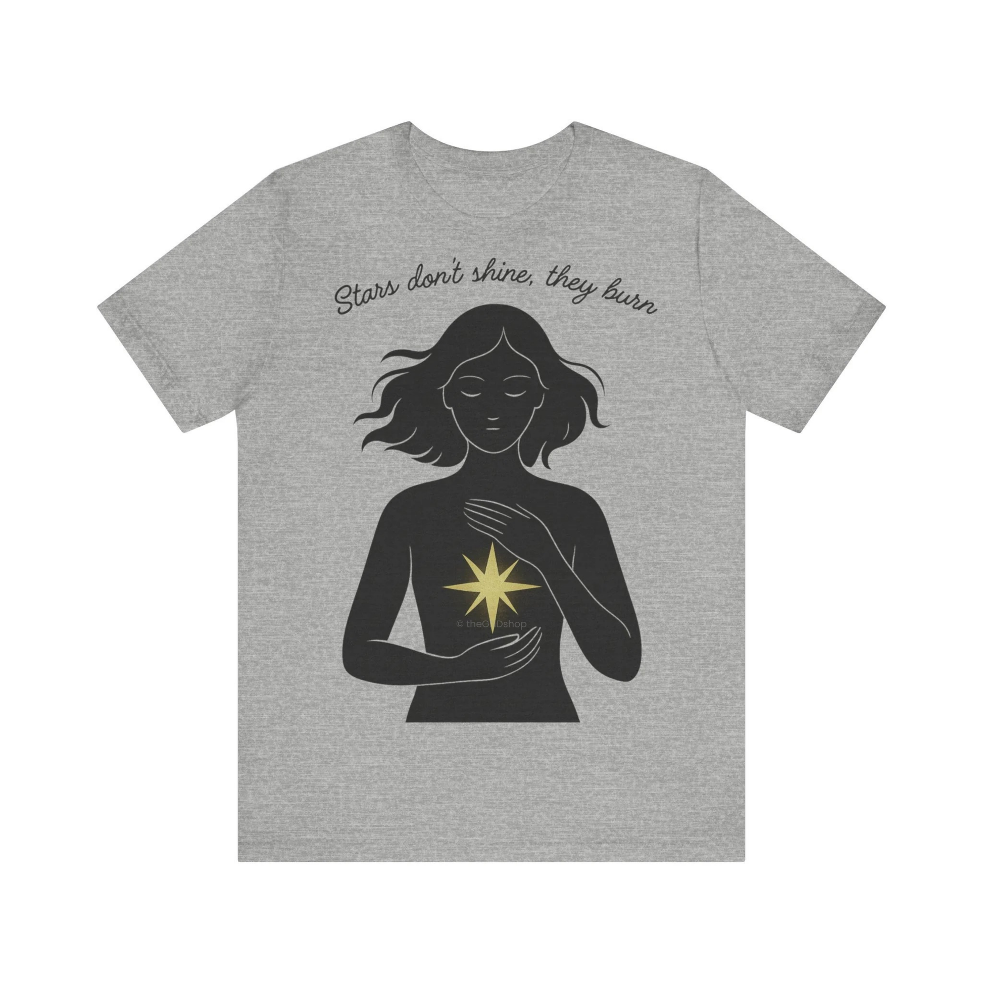 T-Shirt Unisex - Stars don't shine, they burn