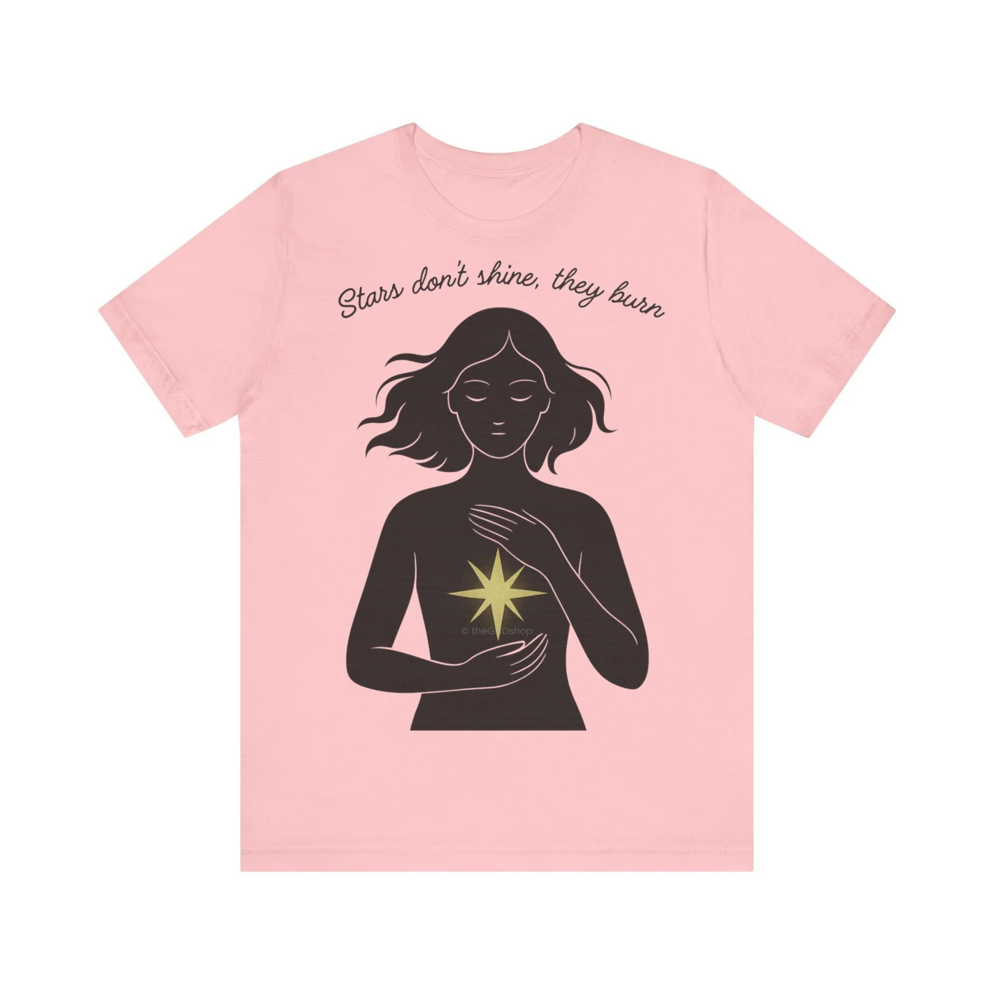 T-Shirt Unisex - Stars don't shine, they burn