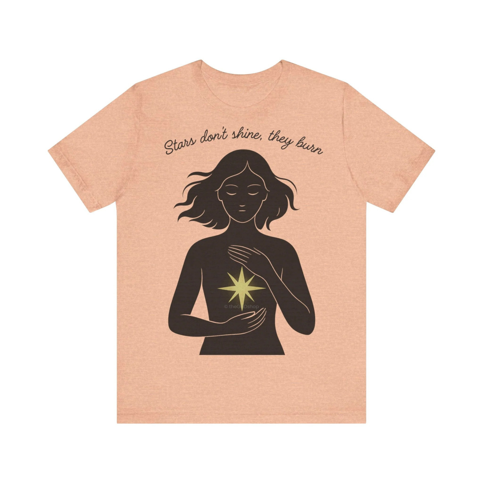 T-Shirt Unisex - Stars don't shine, they burn