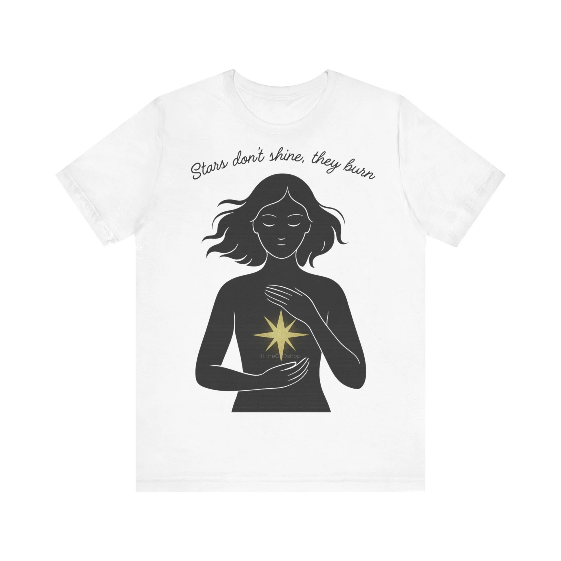 T-Shirt Unisex - Stars don't shine, they burn