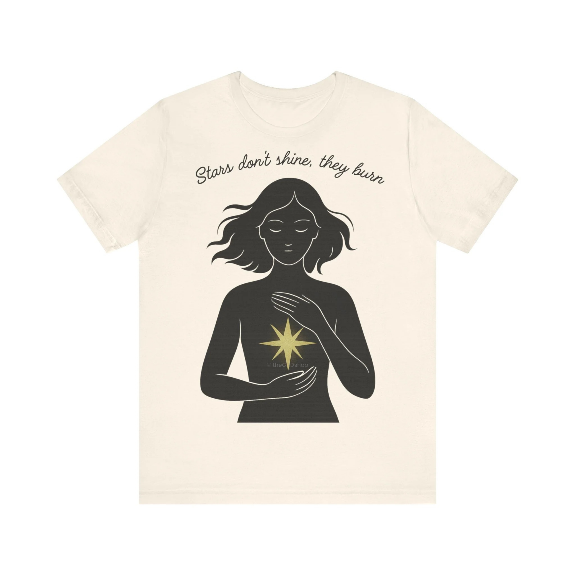 T-Shirt Unisex - Stars don't shine, they burn