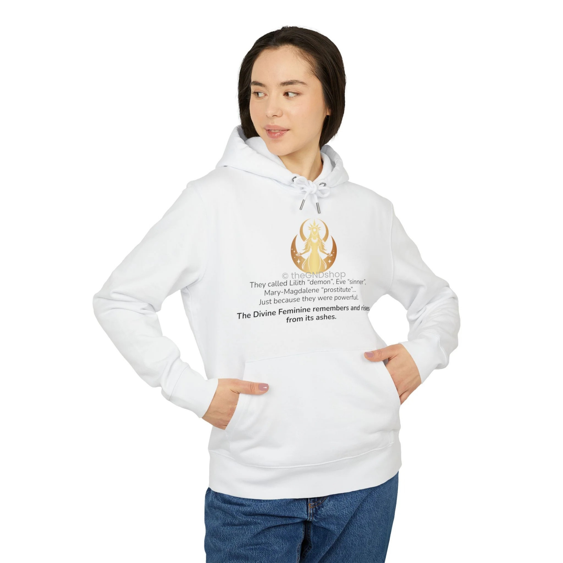 Unisex Hoodie - The Divine Feminine is Rising - History is a Lie