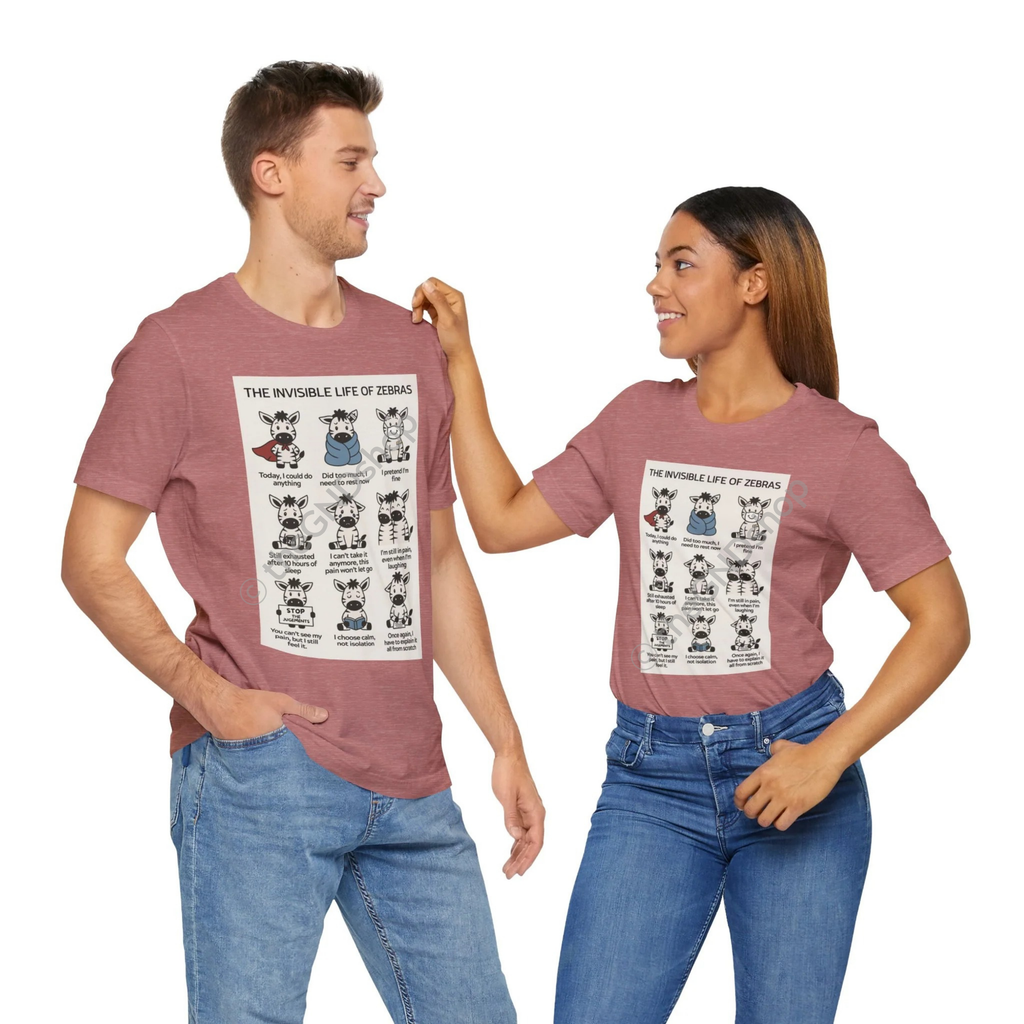 Unisex T-shirt - The Invisible Life of Zebras (hEDS)
