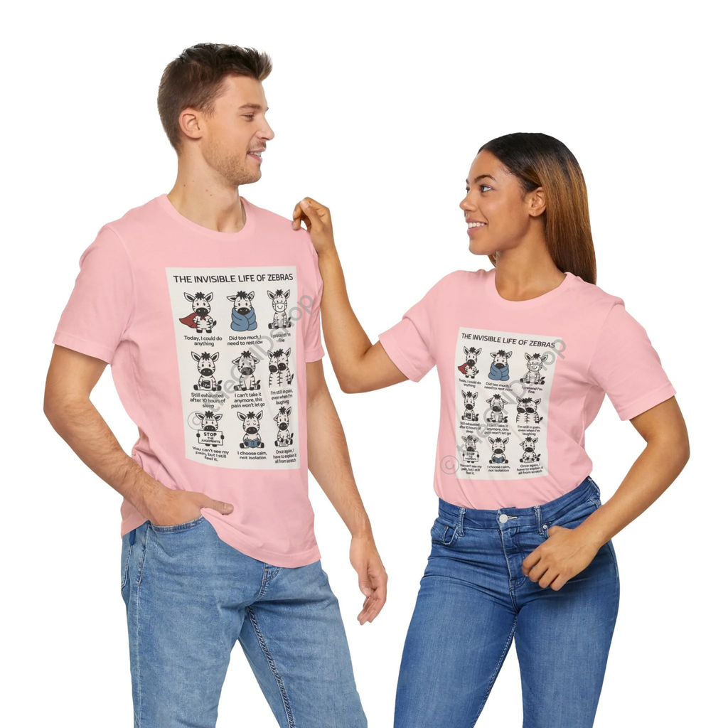 Unisex T-shirt - The Invisible Life of Zebras (hEDS)