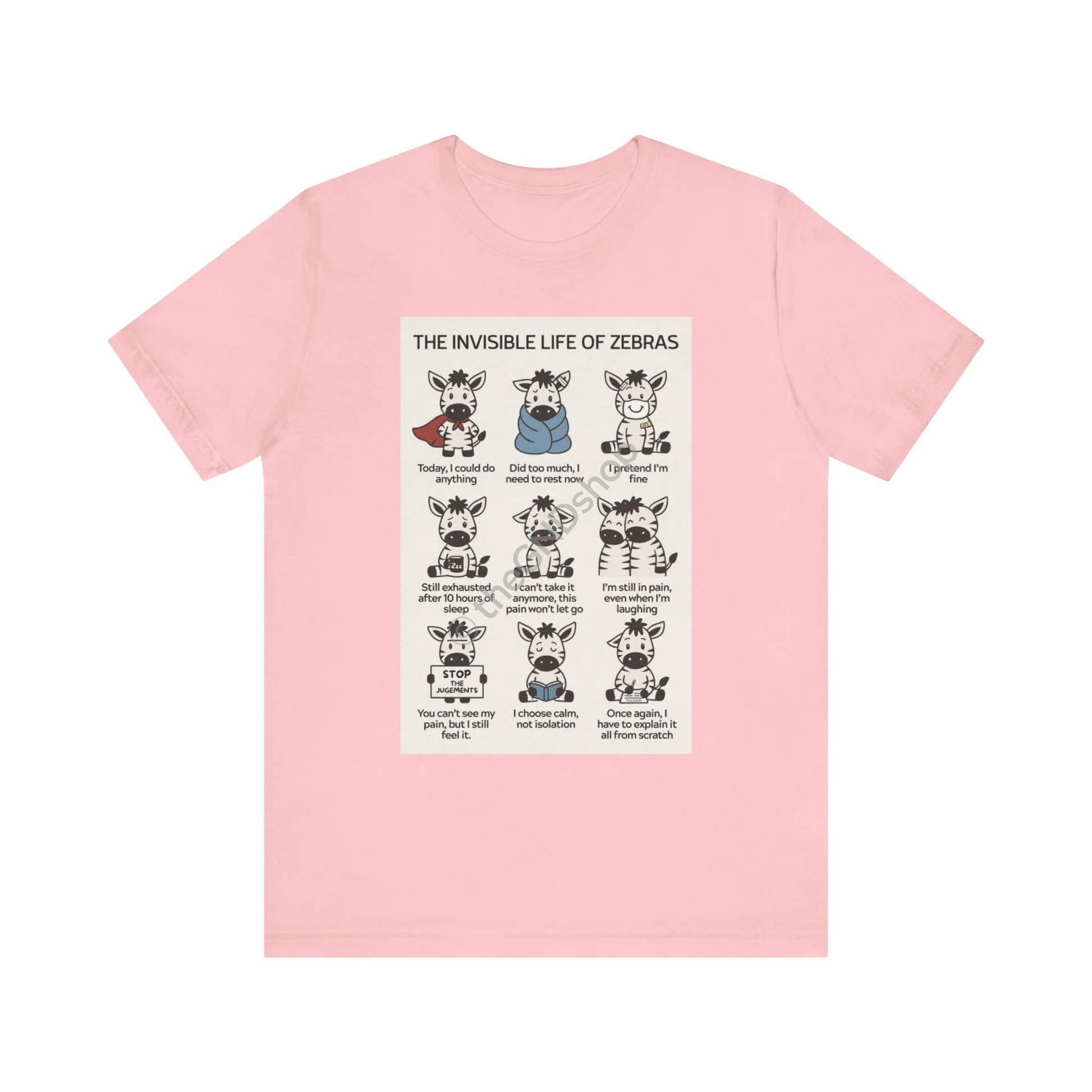Unisex T-shirt - The Invisible Life of Zebras (hEDS)