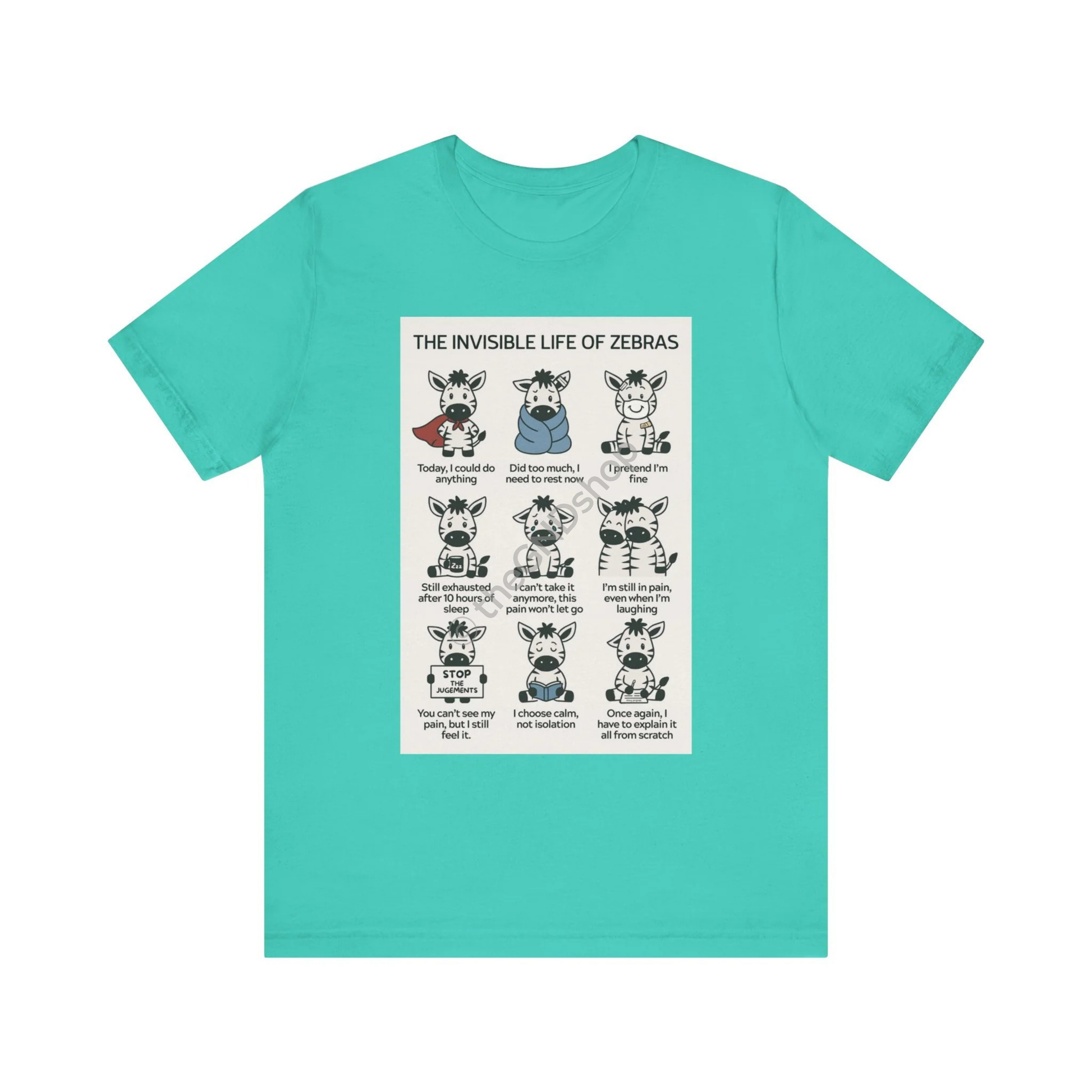Unisex T-shirt - The Invisible Life of Zebras (hEDS)