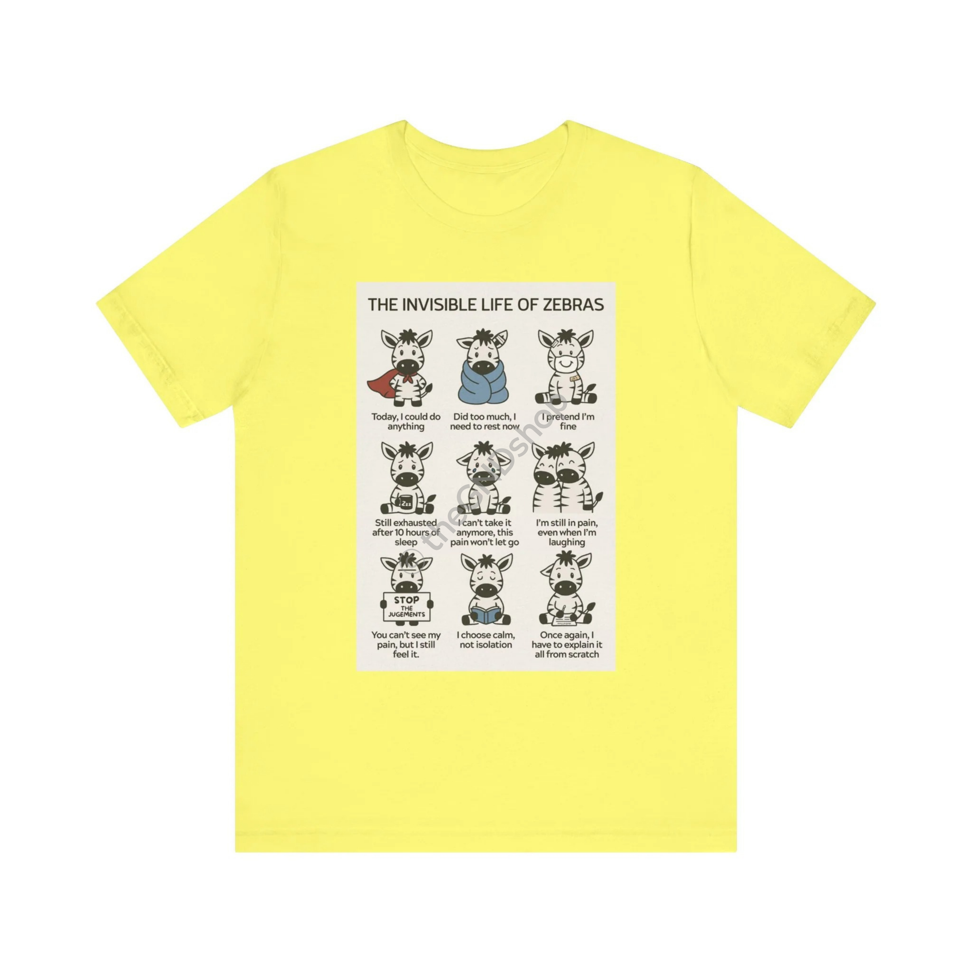 Unisex T-shirt - The Invisible Life of Zebras (hEDS)