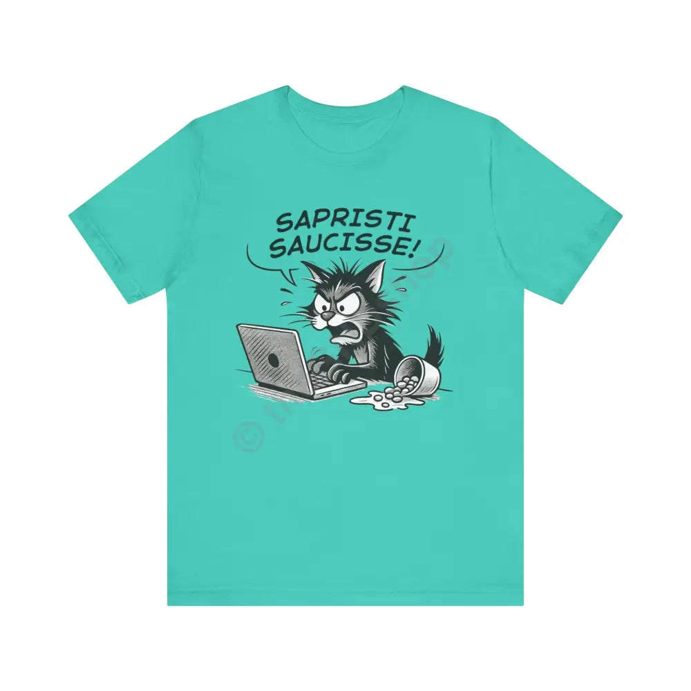 T-shirt - Sapristi Saucisse! Teal / XS T-Shirt