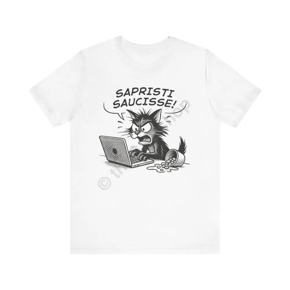 T-shirt - Sapristi Saucisse! White / XS T-Shirt
